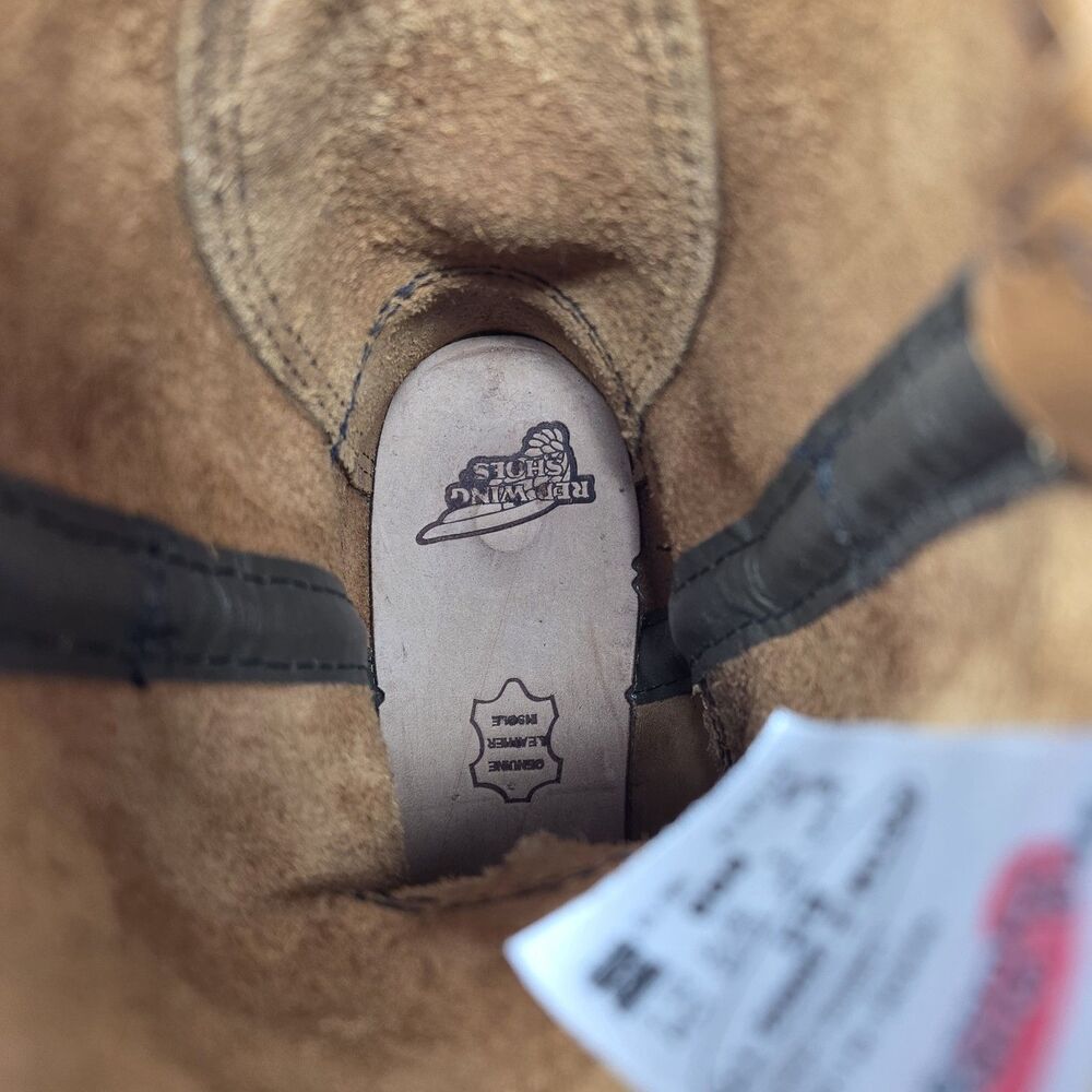 Red Wing Pecos 866 Pull On Leather Work Boot US 5 | EU 37 Made in USA Brown NEW - Picture 14 of 16